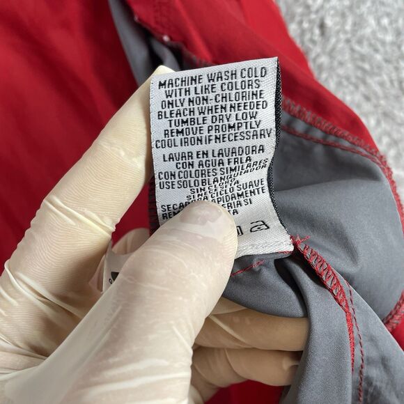 Tampa Bay Buccaneers Full Zip Windbreaker Jacket Men's Large Red NFL Authentic - Picture 5 of 7